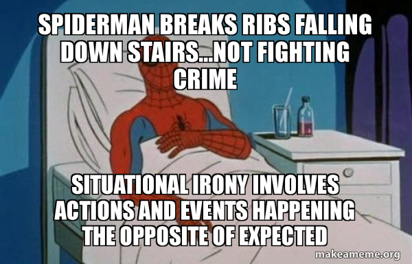 situational irony meme