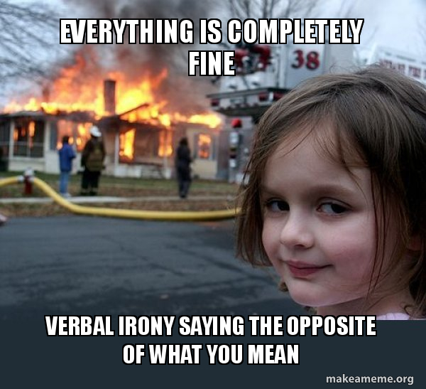verbal irony meme